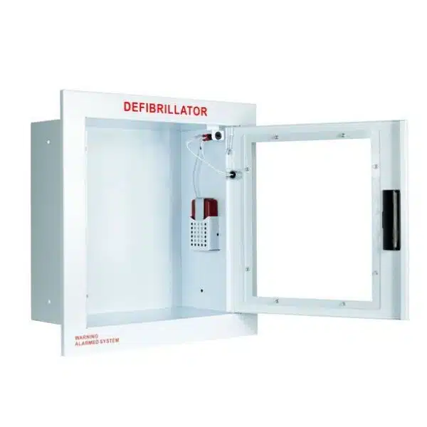 Recessed Large Defibrillator Wall Cabinet