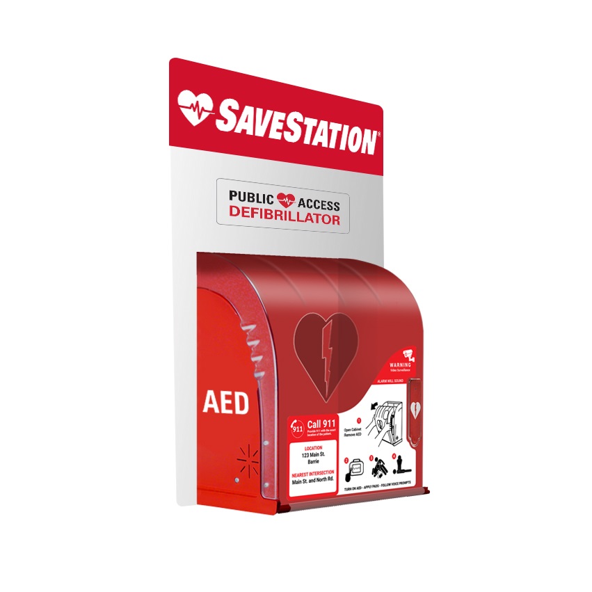 SaveStation Standard Outdoor AED Cabinet