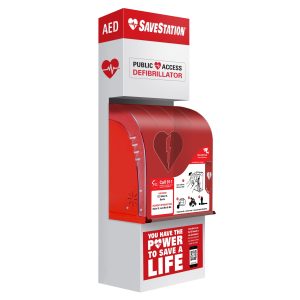 SaveStation Wall Mounted Outdoor AED Cabinet